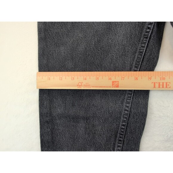 VTG Levis 17550-0260 Paper Tag Black Jeans Size 5 M Made in USA Tapered leg - Picture 12 of 14